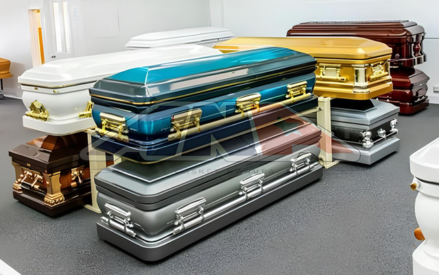 durable metal coffin